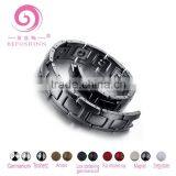 Luxury Jewelry Magnetic Bracelet Heavy Tungsten 316l Stainless Steel Bracelet With 4 in 1 Bio Energy Elements Health thumbnail-3