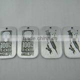 Engraved Aluminum Dog Tag, Tag Necklace, Dog Tag With Soft Enamel thumbnail-1