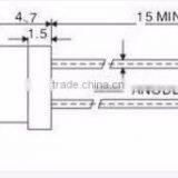 High Power 0.25w 0.5w White Led 5mm Straw Hat (CE&RoHS) thumbnail-3