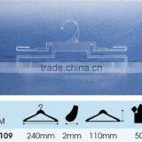 Wholesale 2 Pieces Plastic Underclothes Hanger With Bar Pegs