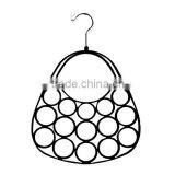 Velvet Flocked Scarf Tie Hanger, Purse Style thumbnail-2