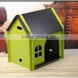 QQFactory wooden cat house & wooden cat cage