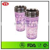 16 Ounce Photo Insert Inner Stainless Outer Plastic Thermal Mug Wholesale thumbnail-5