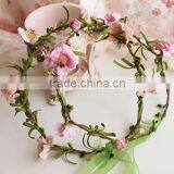Fabulous Hand-made Girls Flower Head Garlands for Wedding Prom Party And Christmas Decoration thumbnail-1