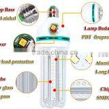 High Quality Low Price Chinese Wholesale Hot Sell China Energy Saving Replacement 12W 3U LED U Shape Corn Bulb Light thumbnail-2