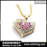 Promotion Jewelry Usb Crystal Shape Flash Drive for Gift (USB-DA311) thumbnail-2