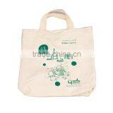 cotton polyester cotton blended plain hotel shopping bag with printed logo