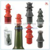 Promotional Gifts Novelty Reusable Silicone Wine Stopper, Red Wine Bottle Plug