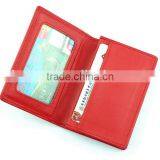 Women Genuine Leather Slim Card Holder, Custom Credit Card Wallet Holder