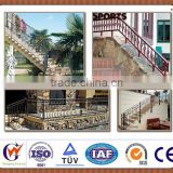 Outdoor curved wrought iron stair railings in China