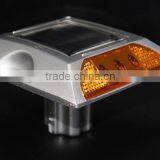 Landscape Garden Solar Powered Yellow Light Raised Pavement Maker Road Stud thumbnail-4