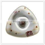 Festival Sailing Ship Boat Print Custom Personalized Round Melamine Section Dish thumbnail-6