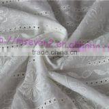 100% Cotton Combed Flower Fabric With Lace Embroidered Lace Fabric China thumbnail-3