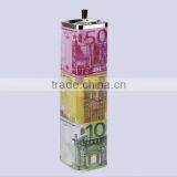 Fashion 3 Layers Large Tin Ashtray, Square Cigar/cigarette Ashtray, Metal Ashtray Ash Tray