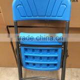 White Folding Wedding Chair and Others Folding Chair,material:HDPE+steel Frame thumbnail-3