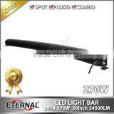 270W 50" Curved Light Bar Led Car Roof Rack Light Bar Offroad 4x4 SUV ATV UTV Radius Spot Flood Combo High Brightness Lamp thumbnail-3
