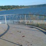 New Aluminium Handrail Glass Balustrade Balcony Railing Designs of Glass Railing China Supplier thumbnail-1