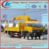Dongfeng 8 Tons Telescopic Boom Truck Mounted Crane thumbnail-1