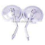 10mm Pair Rear Side View Mirrors Round Shape For Honda CB500 CB550 CB650 CB750