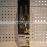 5 Piece Merlot Wine Craft Set Wine Accessories Stainless Steel Tool Storage thumbnail-4