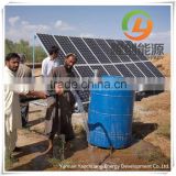 1000 cubic meter per day water discharge 10-100m head lift solar powered submersible water pump irrigation system