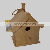 Top Quality Handmade Wooden Bird Hose/pet House, Decorated Wooden Bird House thumbnail-6