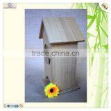 Fsc Guaranteed Laser Carving Wood Bird Cage House thumbnail-2