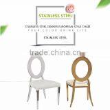 European Fashion Modern Stainless Steel Dining Chair for Sale thumbnail-6