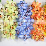SJ10111098 Artificial Silk Cymbidium Flowers/decorative Fabic Orchids thumbnail-3