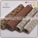 Popular Printed Linen Roll for Wrapping Flower Packing thumbnail-1