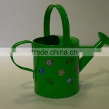 Children toy with flower garden carbon steel handels watering can