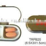 Metal Pill Box With 2 Compartments thumbnail-1