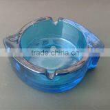 Glasss Ashtray / Blue Color Glass Ashtray thumbnail-1