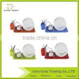Colored Metal Chrome Smart Dish Rack Tray thumbnail-1
