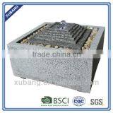 Garden Pyramid Fountain With Square Base With Lighted Fountain thumbnail-1