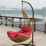 Garden Outdoor Furniture Rattan Hanging Hammock Wicker Swing Chair thumbnail-5