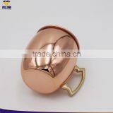 Hot Sale 350 ml Polish Stainless Steel Moscow Mule Copper Mug thumbnail-3