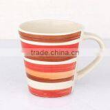 2015 New Design Stripe Design Mug Stripe Coffee Mug