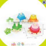 Wholesale Kids Geometry Wooden Blocks Game Fashion Children Wooden Blocks Game Best Sale Baby Stacking Toy W13E063 thumbnail-3