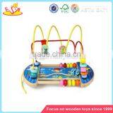 Wholesale Popular Education Wooden Wire Bead Toy for Kids New Style Wooden Wire Bead Toy for Children W11B014 thumbnail-6