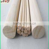 Smooth Natural Natural Wooden Broom Sticks With Low Price thumbnail-3