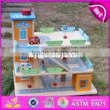2017 New Products Children Funny Wooden Parking Garage Toy W04B049 thumbnail-6