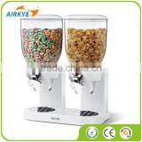 Double Dry Food Dispenser Kitchen Storage Container Cereal Snack thumbnail-6