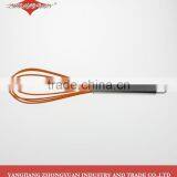 3 Pieces Stainless Steel Handle Silicone Coated Egg Whisk thumbnail-2