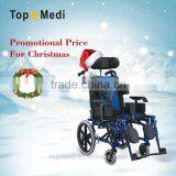 2015 New Product Used Pediatric Children Manual Cerebral Palsy Reclining Aluminum Wheelchair Wheelchairs thumbnail-1