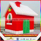 2016 Best Popular Inflatable Christmas Santas House With Factory Lower Price