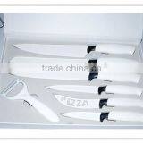 7 PCS White Spray Non-stick Knives Set thumbnail-1