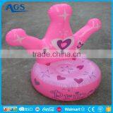 Durable Cute Pink Pig Animal Inflatable Chair thumbnail-2