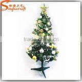 Artificial Plastic Mini Led Fiber Optic Pvc Christmas Tree Ornament for Home Decoration Lighted Pine Needle Trees Festival thumbnail-3