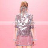 Woman Transparent Eva Raincoat OEM Welcome thumbnail-2